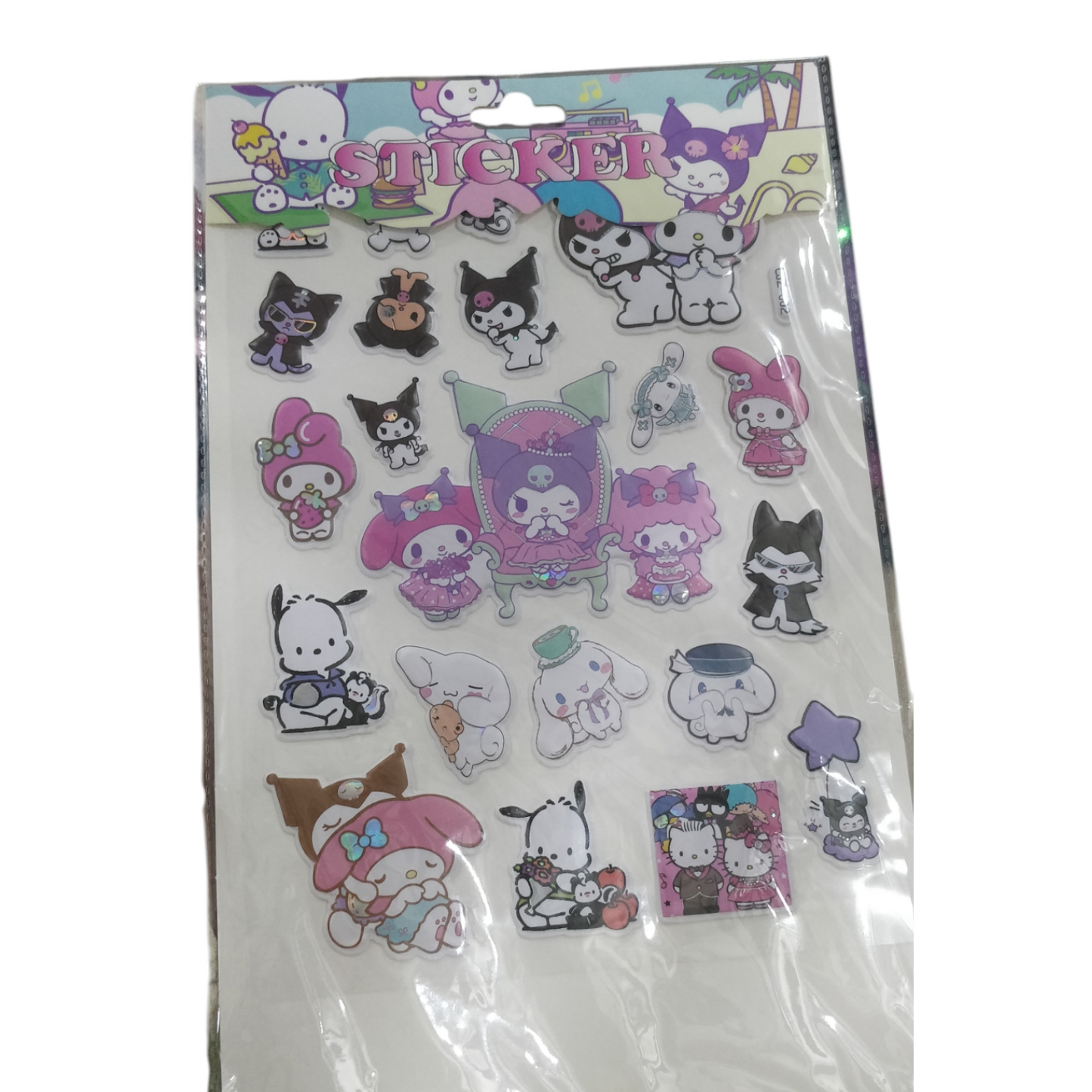 Sanrio 3D Big Size Stickers Sheet