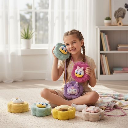 Jute Stuffed Sanrio Cross Body Bag