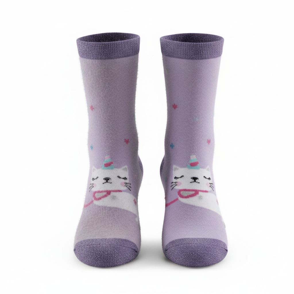 Unicorn Moonlight Glitter Socks