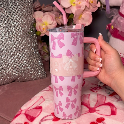 Pinteresty Bow Coquette Tumbler 40 Oz