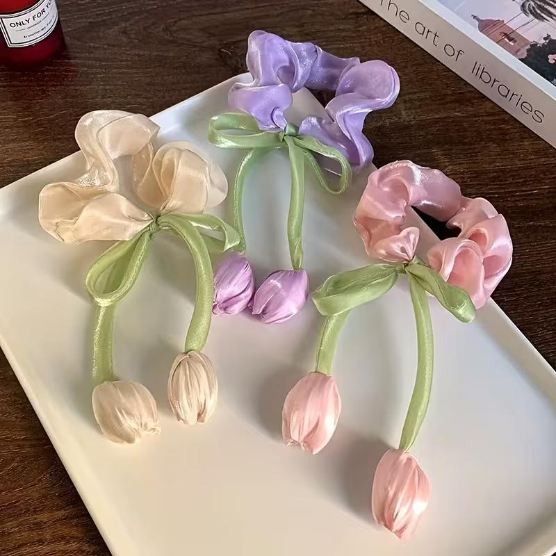 Pinteresty Tulip Hair Pony Scrunchie