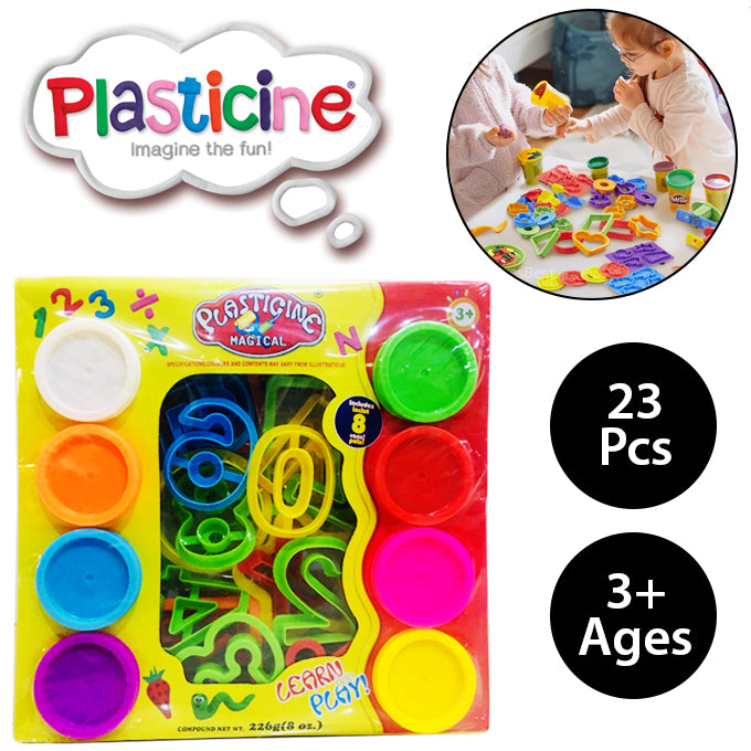 ​Plasticine Magical Learning Dough Set - 23 Pieces