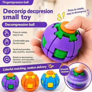 2 in 1 Spinner Fidget Cube Ball