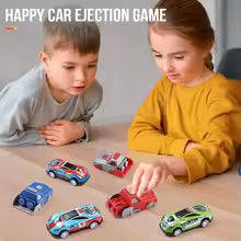 Dinosaur Mini Catapult  Car Transporter Toy Truck for Kids with Ramp & Car