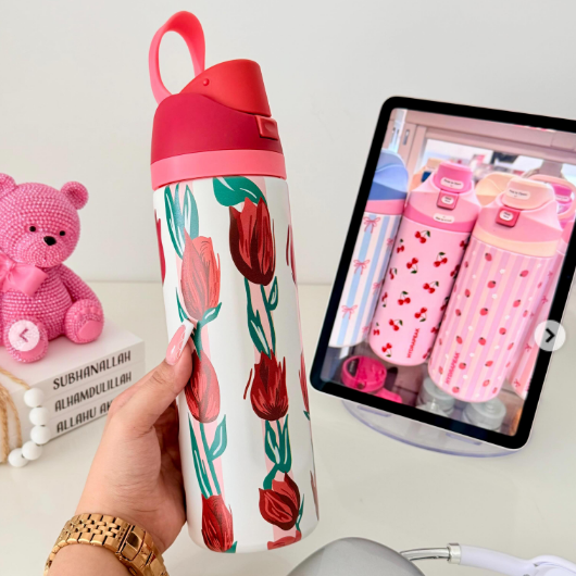 Tulip Pinteresty Stainless Steel Water Bottle | 1000 ml