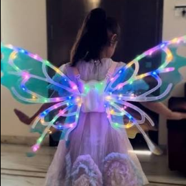 Big Size Electric Butterfly Fairy Wings With Music and Lights