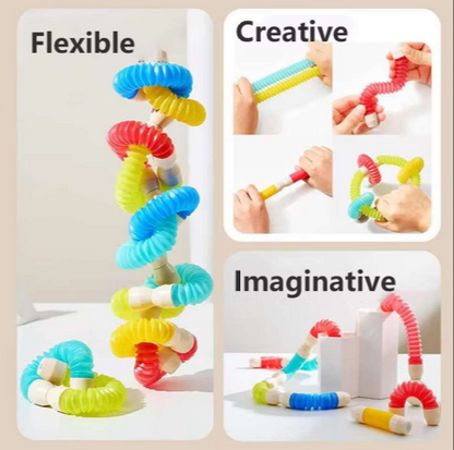 Stretchable Pop Tube Pipe Magnetic Sticks