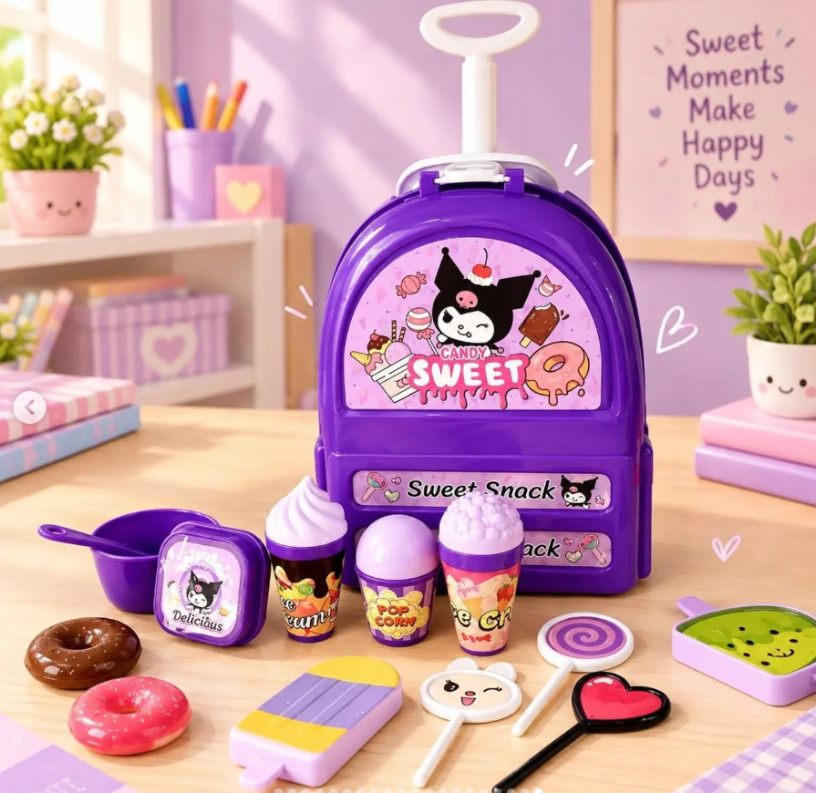 Kuromi Sweet Snacks Trolley Bag