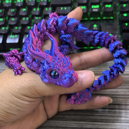 3D Chinese Dragon Full Body Movable Joints Satisfying Sound and Shapes
