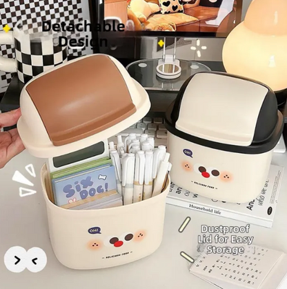 Kawaii Desk Dustbin Trash Can
