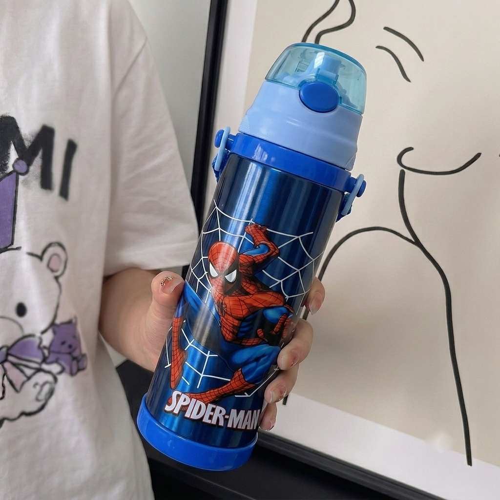 Spider Man Steel Water Bottle