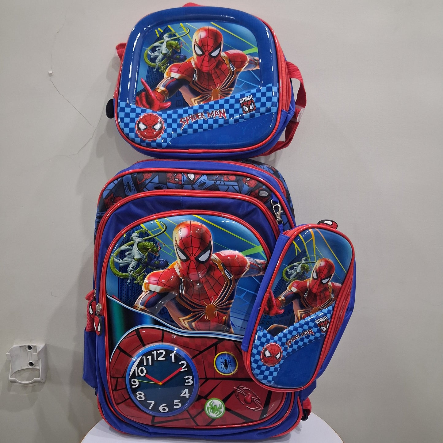 Spiderman 3-Piece School Bag Set for Kids