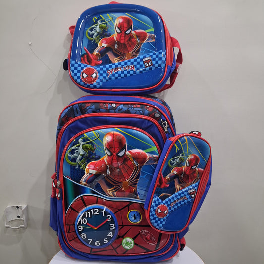 Spiderman 3-Piece School Bag Set for Kids