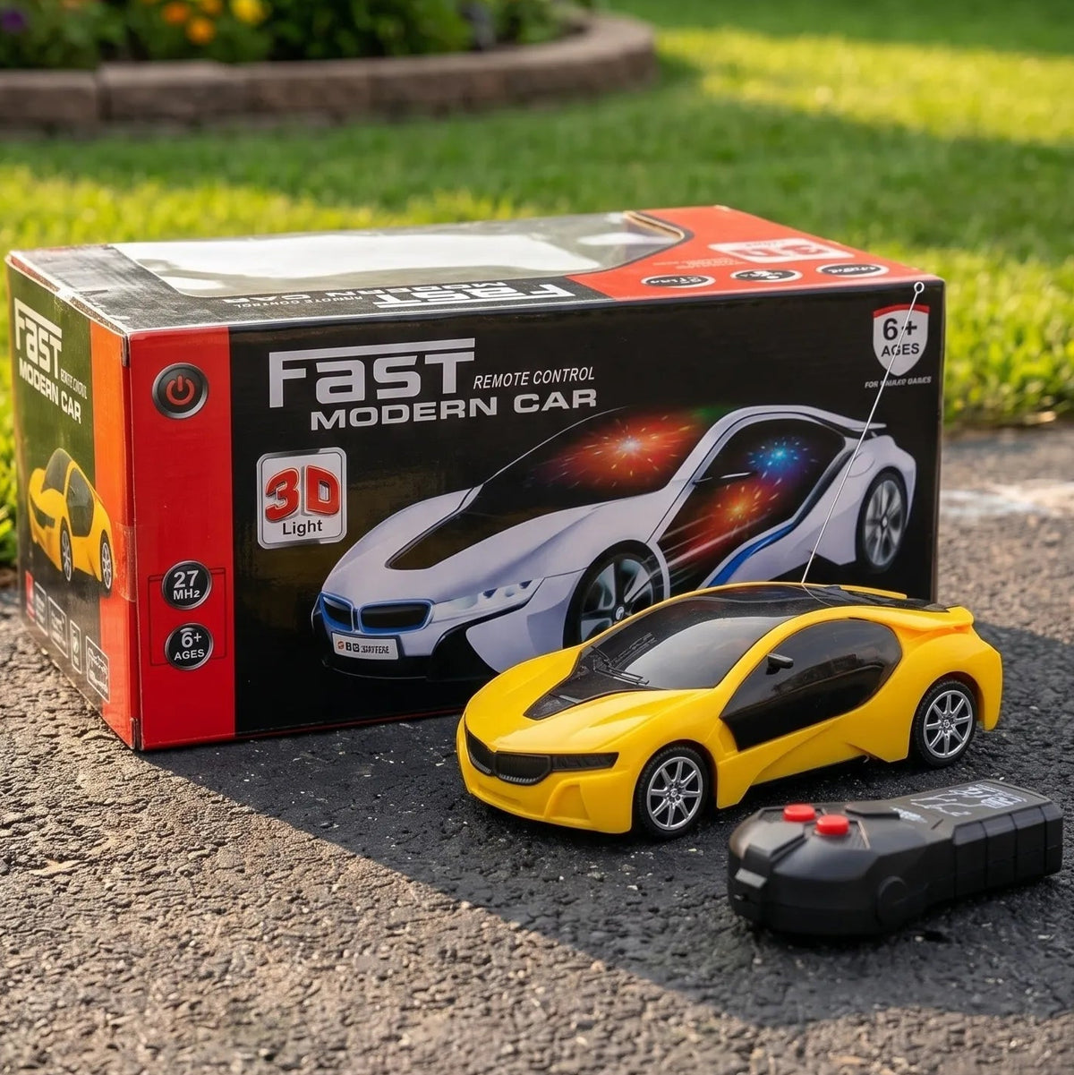 Remote Control Rc Car With 3D Lights