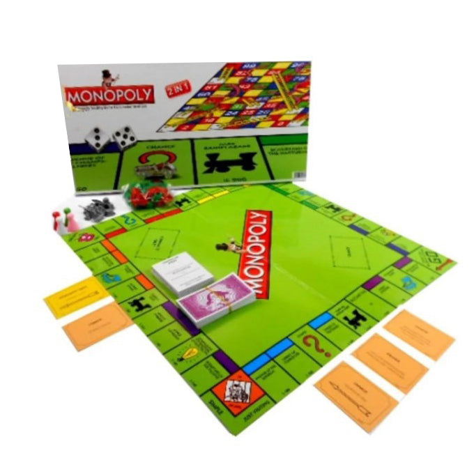 Monopoly With Snakes & Ladders Board Game