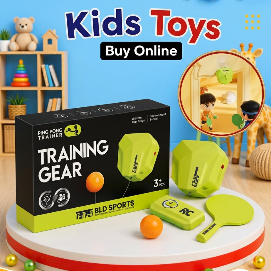 Table Tennis Ping Pong Trainer Toy For Kids