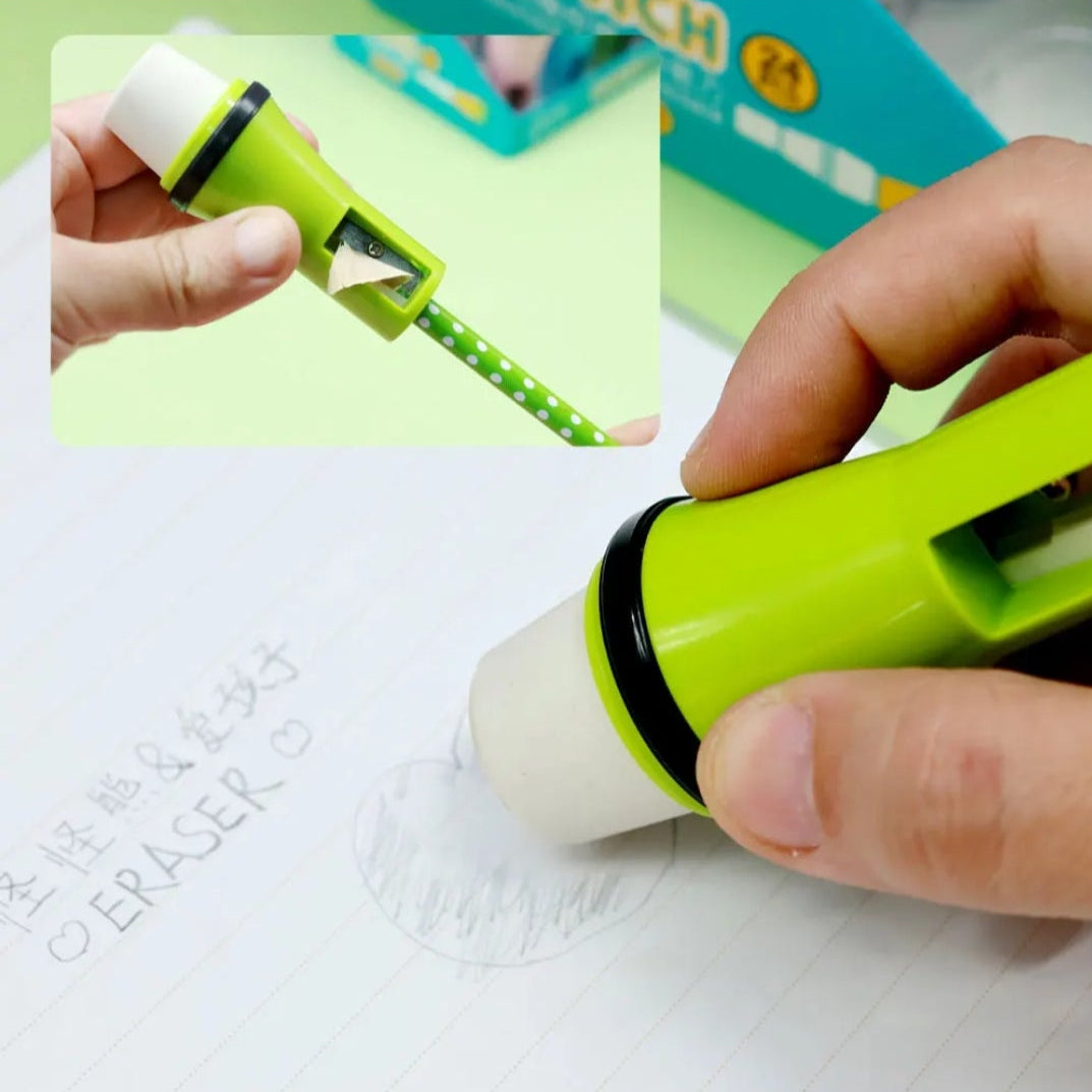 Cute Torch Sharpener Plus Jumbo Eraser