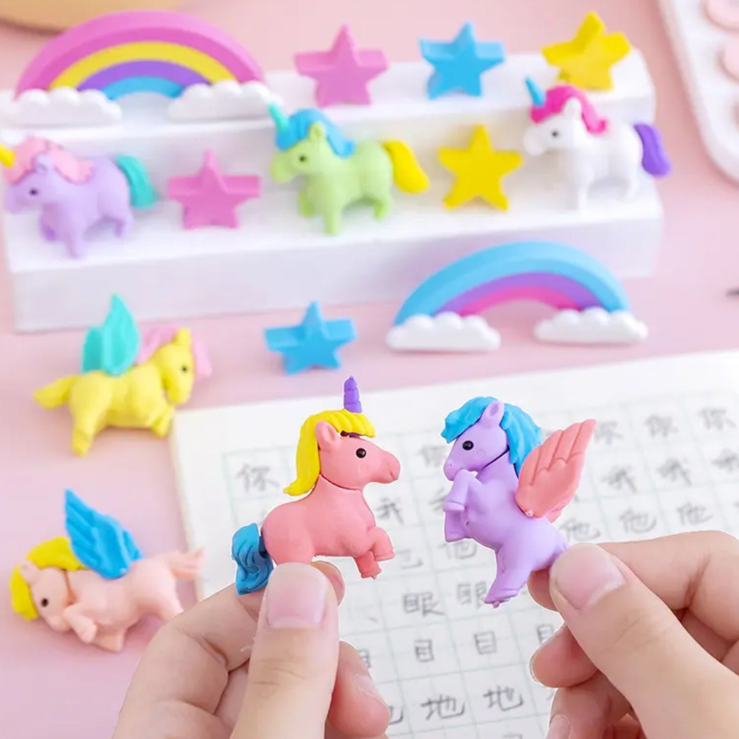 Unicorn 3D Erasers