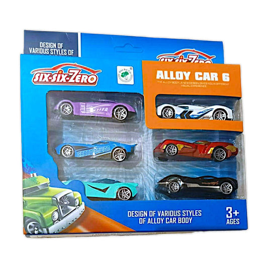 Alloy Car 6 Pc