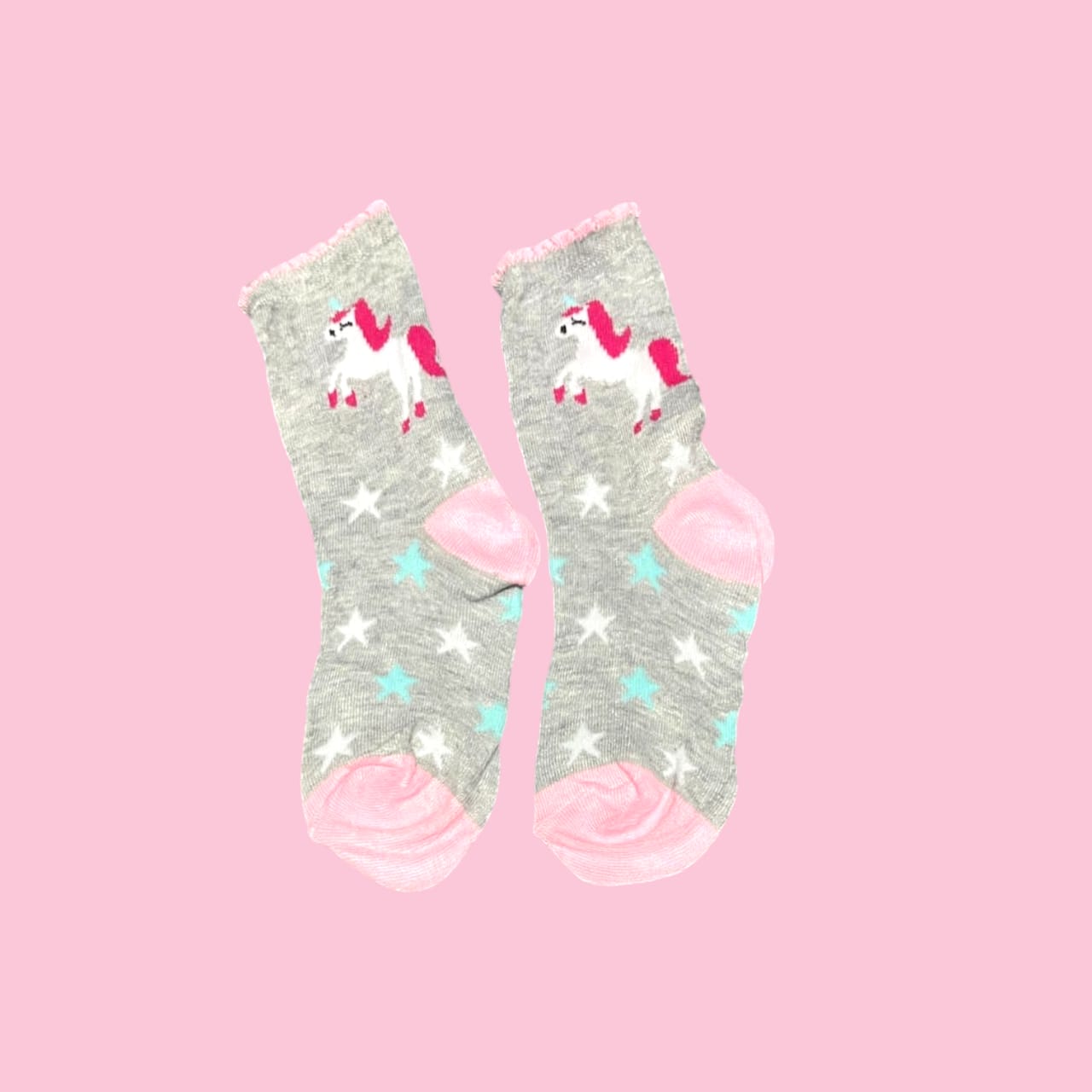 Unicorn Star Moonlight Glitter Socks