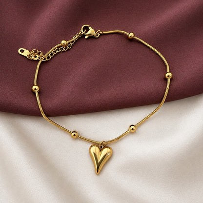 Heart Stainless Steel Bracelet
