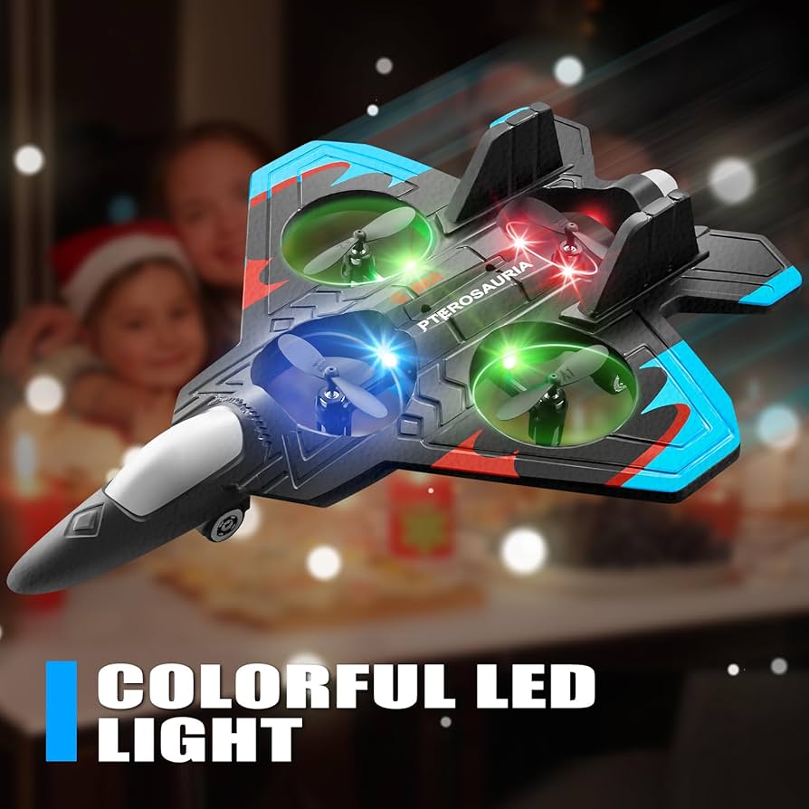 Remote Control Fighter Jet Airplane in ABS Plastic With 360 degree Flip