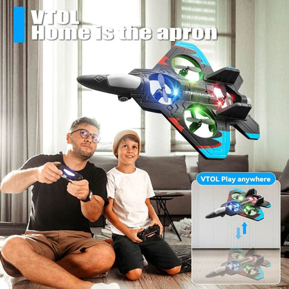 Remote Control Fighter Jet Airplane in ABS Plastic With 360 degree Flip