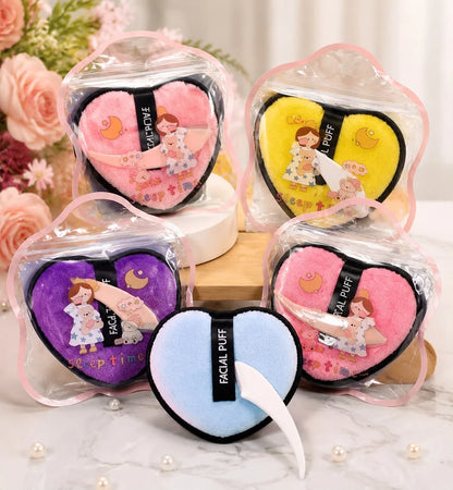 2-in-1 Heart Skin Cleansing Exfoliator & Eyebrow Razor