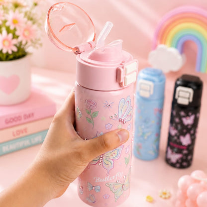 Pinteresty Butterfly Stainless Steel Water Bottle