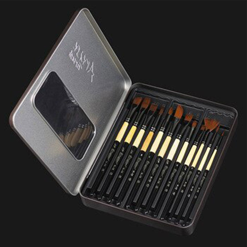 Premium Quality Artist Paint Brushes 12 Pcs