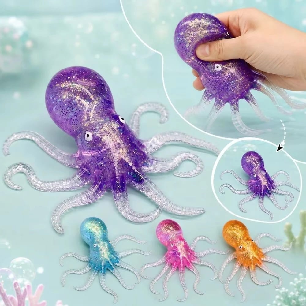 3D Octopus Squishy Toy