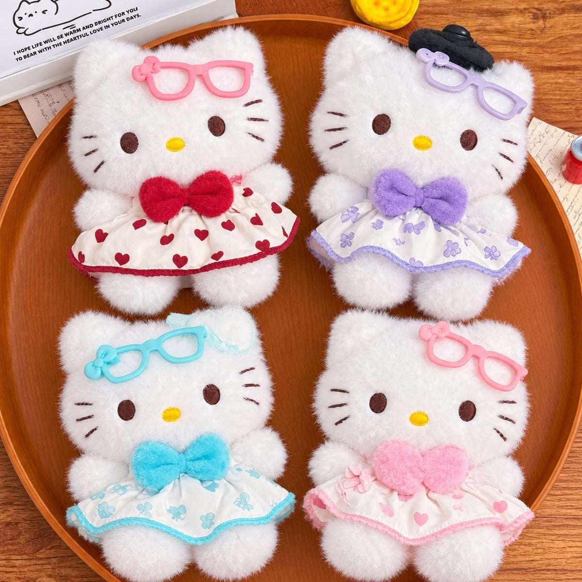 Hello Kitty Huge Stuff Toy Keychain + Scrunchie Hair Pony