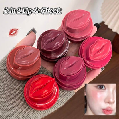 Korean Lips Shape Lip and Cheek Creamy Tint