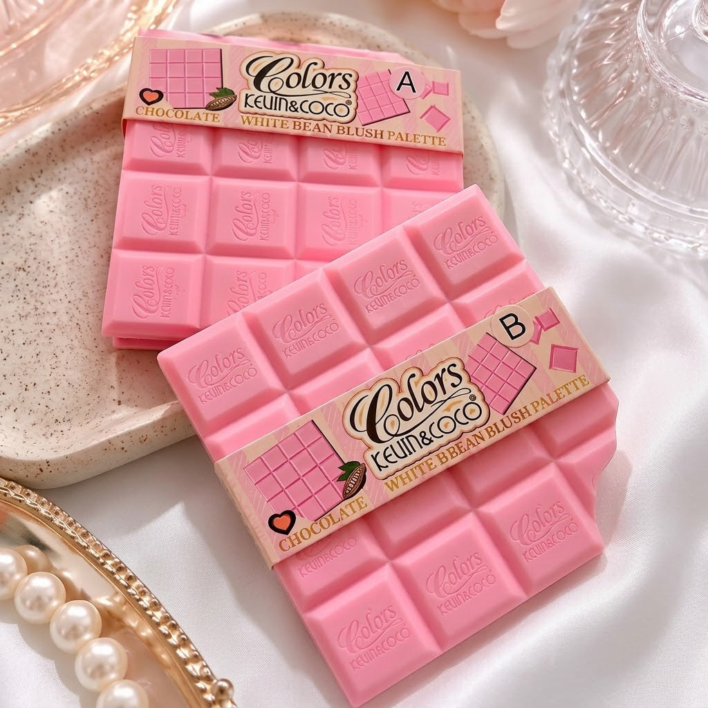 Kevin & Coco Pink Chocolate 4 in 1 Blush Palatte