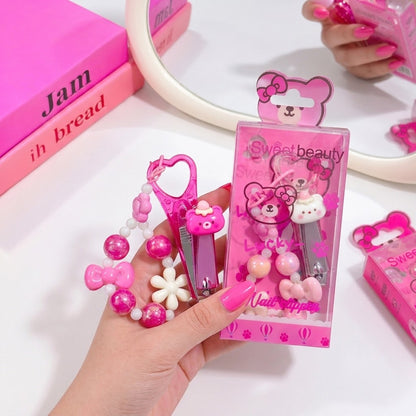 Cute Kids Nail Cutter With Charm Hanging