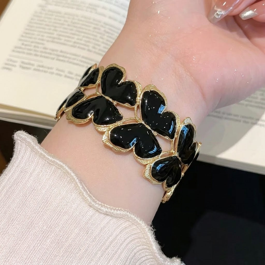 Butterfly Enamel Stainless Steel HandCuff
