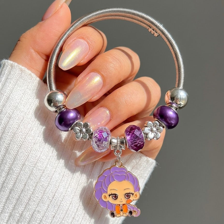 K Pop Charms Bangle | Bracelet With Gift Packing For Girls