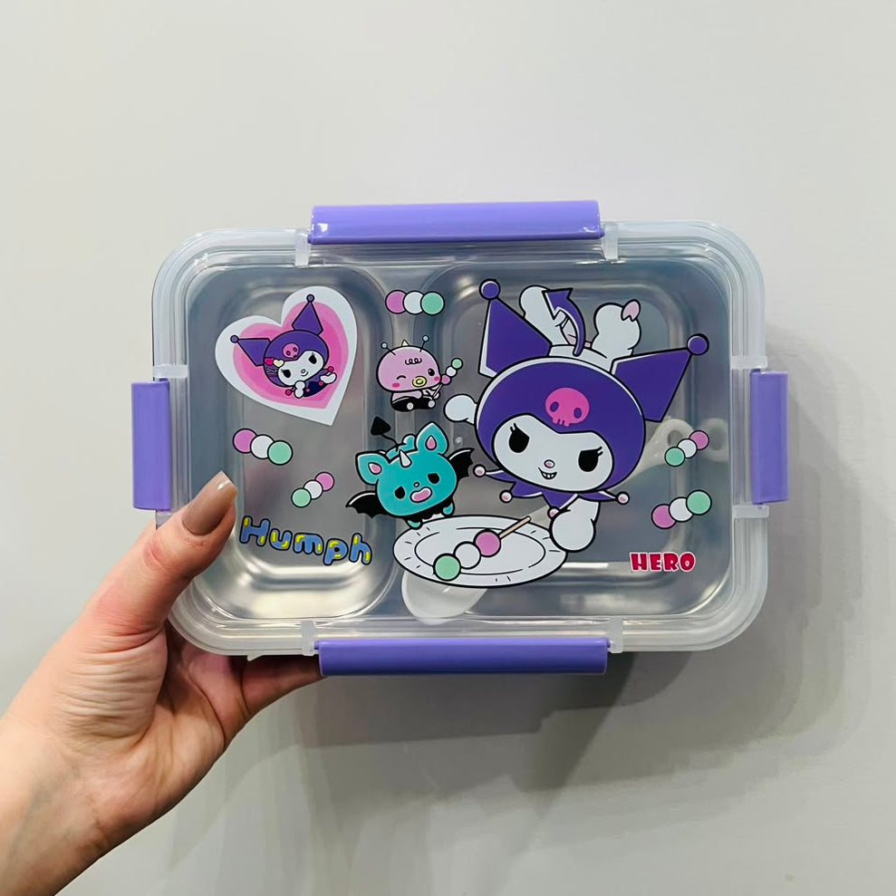 Kuromi Big Size Stainless Steel Bento Lunchbox