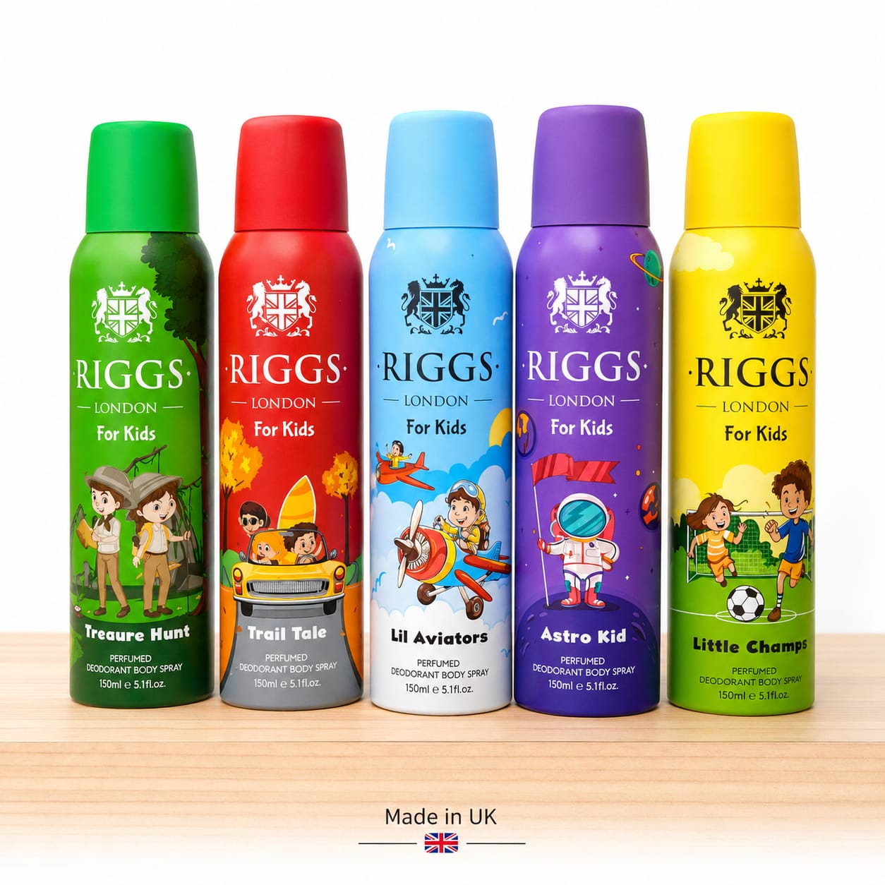 Made in UK Original Kids Body Sprays | Big Size 150 ml