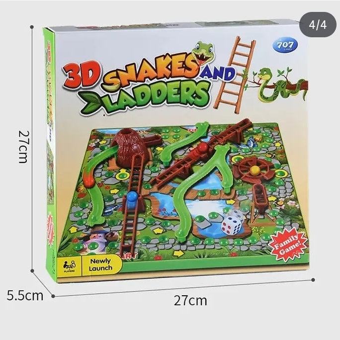 3D Snakes and Ladders