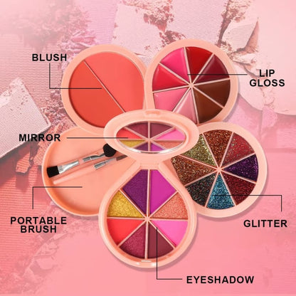 Strawberry All In One Compact Travel Makeup Kit