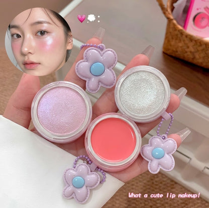 Korean 2 in 1 Cream Lip Cheek Blush and Highlighter For Korean glass Skin