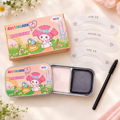Maybelucky 4-in-1 Collagen Eyebrow Styling Kit