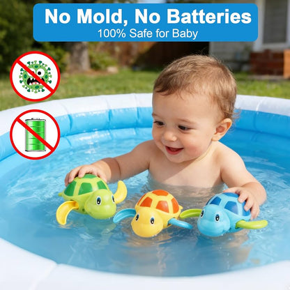 Wind Up Animal Bath Toys Moves In Water | Set Of 6
