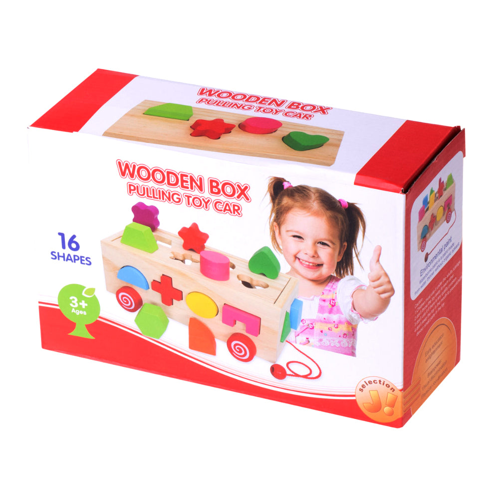 Wooden Toy Pull Cart