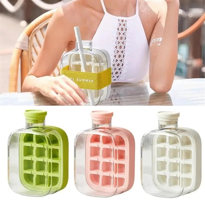 2 in 1 Ice Cube Maker and Sipper Bottle