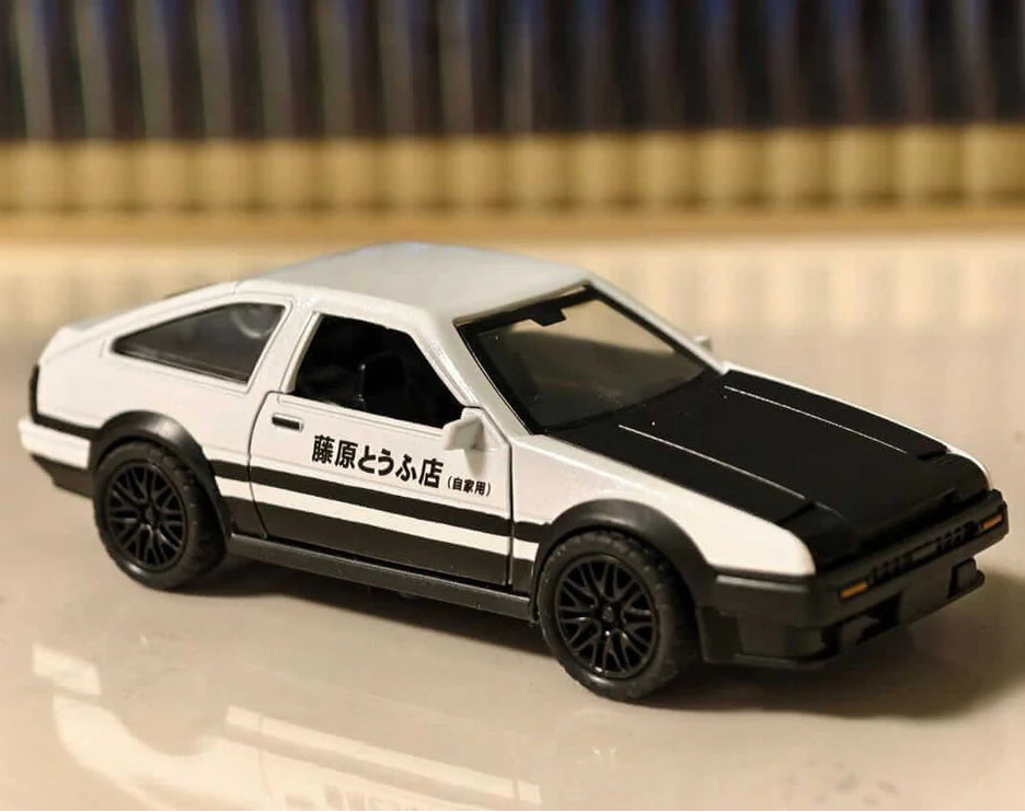 Toyota Sprinter Trueno Alloy Model Car With Lights and Sound
