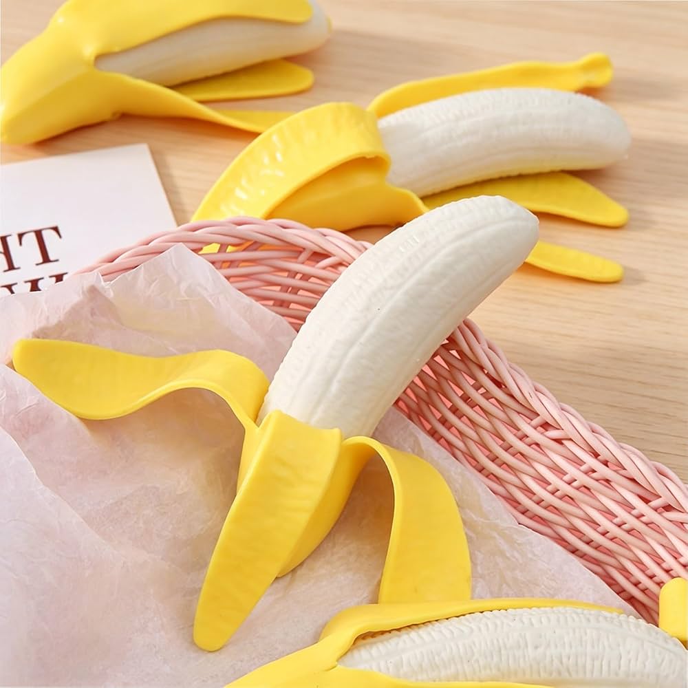 Banana Realistic Silicon Squishy