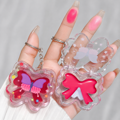 Butterfly Lip & Cheek Blush With Keychain