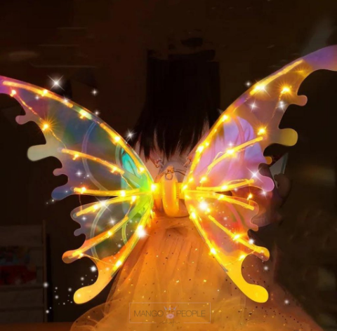 Big Size Electric Butterfly Fairy Wings With Music and Lights